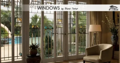 French Door Window Treatments Interior Designers Naples FL