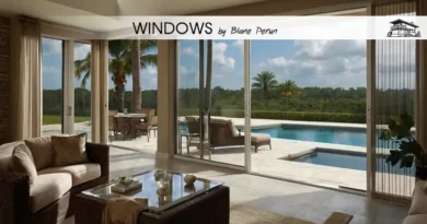 Patio Door Window Treatments Interior Designers Naples FL