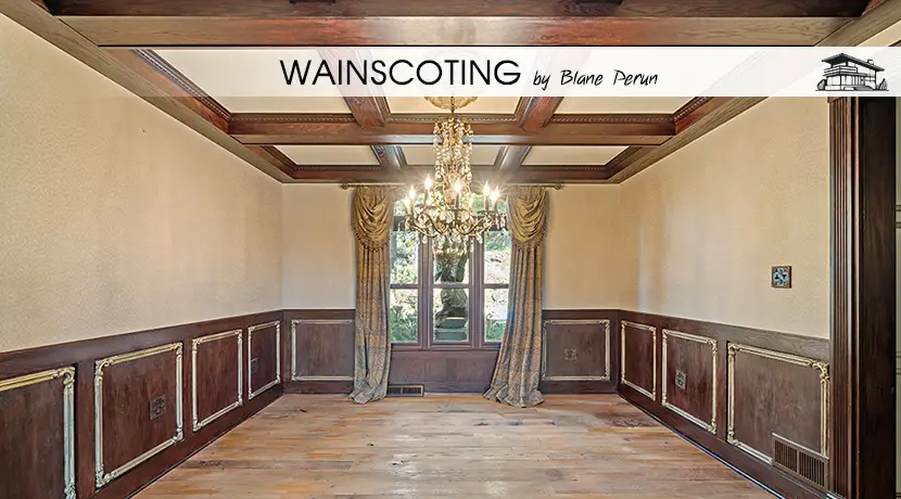 Wainscoting Dining Room Interior Design Naples FL