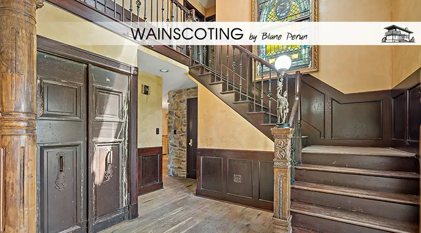 Wainscoting Stairs Interior Design Naples FL